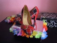 zapatos de cuadros 